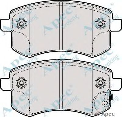 APEC BRAKING pad1909 -